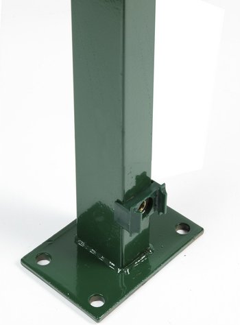 FLORAWORLD Zaunpfosten, Stahl, BxHxL: 15 x 10 x 69,3 cm - gruen