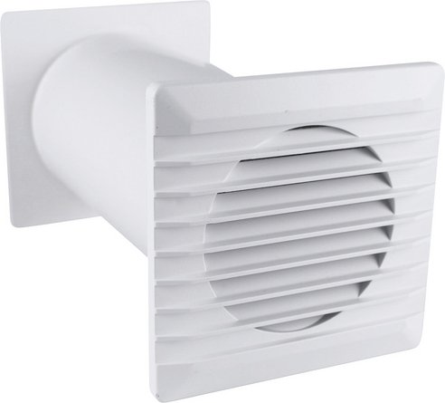 MARLEY Teleskopkanal »Lüftungstechnik«, Hart-PVC/Fiberglas, weiß - weiss