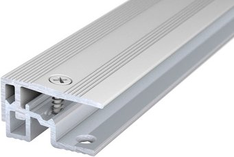 CARL PRINZ Abschlussprofil »PS 400«, BxH: 28 x 15 mm, versenkt gelocht - silberfarben