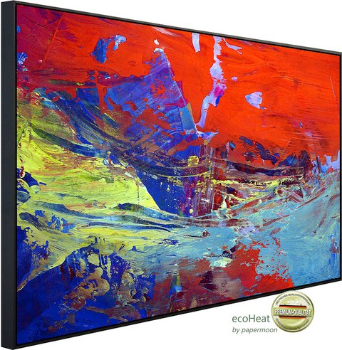 papermoon Infrarotheizung »EcoHeat - Abstrakt Farben«, Matt-Effekt - bunt