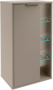 FACKELMANN Midischrank »B.Paris«, BxHxT: 47 x 84,2 x 32 cm, Cubanit Grau