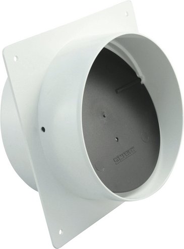 MARLEY Maueranschlussstutzen »Lüftungtechnik«, Kunststoff, Ø 15 cm - weiss