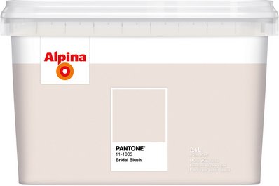 ALPINA Wandfarbe »PANTONE«, Bridal Blush, matt, 2,5 l - beige