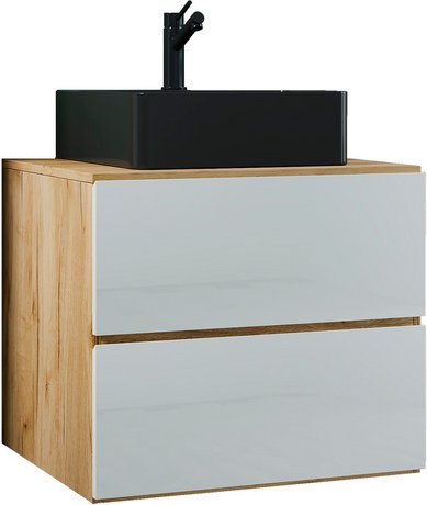 VCM Waschplatz-Set »Lendas«, 2-tlg., 60 cm, braun