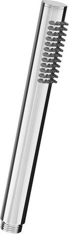 Thumbnail - Chris Bergen Stabhandbrause, Messing, chrom, mit Antikalk-Noppen - silberfarben
