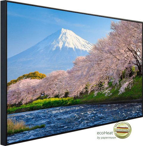 papermoon Infrarotheizung »EcoHeat - Fuji und Sakura«, Matt-Effekt - bunt