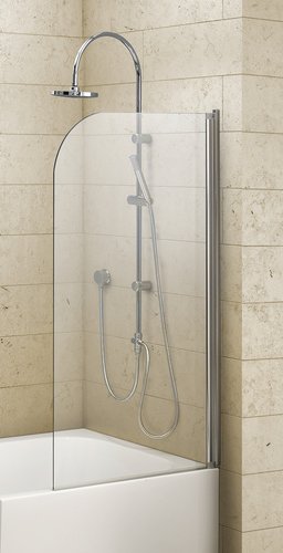 OTTOFOND Badewannentrennwand »Cello«, BxH: 80 x 140 cm, Einscheiben-Sicherheitsglas (ESG) - transparent