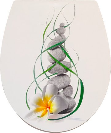 WELLWATER WC-Sitz »Euphonia«, Soft-Close, Take-Off, Thermoplast - weiss