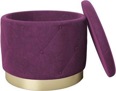 PHOENIX Sitzpouf »LIZ«, BxHxL: 50 x 40 x 500 cm, bis max. 80 kg - lila