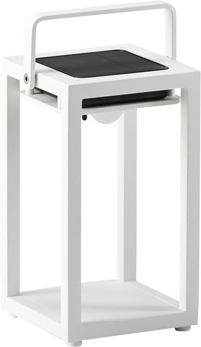 BEST Solarleuchte, Höhe: 28 cm, weiß, aluminium - weiss