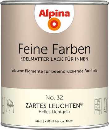 ALPINA Buntlack »Feine Farben«, 0,75 l, lichtgelb