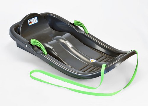 KHW Schlitten, Kunststoff, Max. Belastung: 60 kg - schwarz