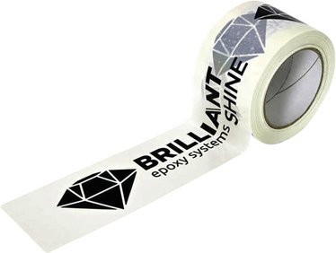BRILLIANTShine Trennklebeband »Coll+Roll«, weiß, Polyvinylchlorid (PVC), BxL: 7,5 x 6600 cm - weiss