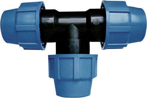 CORNAT T-Stück, Polypropylen (PP), 1 1/4" - schwarz