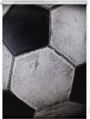 Thumbnail - Lichtblick Rollo, Klemmfix, 60x150 cm, Retro Fußball, schwarz weiß - schwarz | weiss