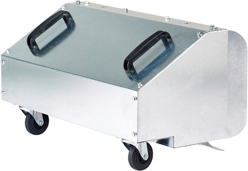 TEXAS Kehrgutsammelbehälter, Manuellbetrieb - grau