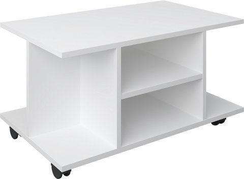 VCM Couchtisch »Findula«, BxHxL: 80 x 40 x 40 cm - weiss