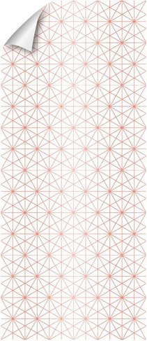 mySPOTTI Vliestapete »Birte«, grafisches Design, weiß/rot, matt