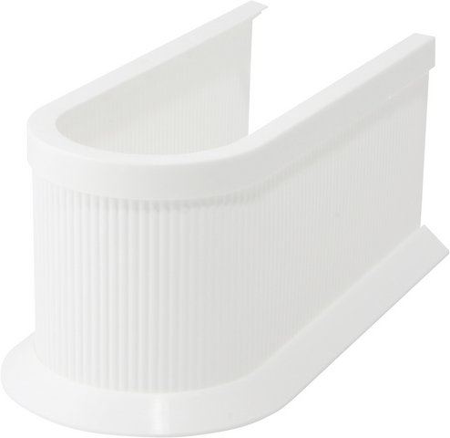 FACKELMANN Siphonabdeckung, weiß, Kunststoff, BxHxT: 13,2 x 11 x 26,8 cm - weiss