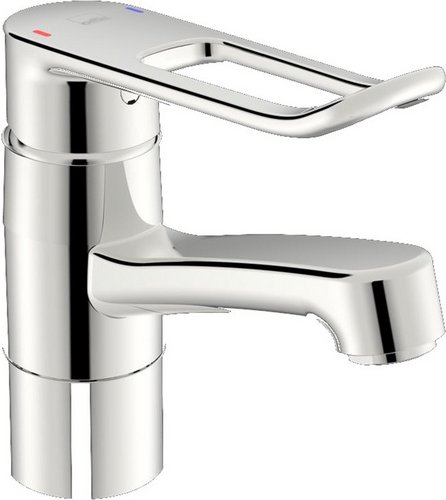 PRESSALIT® Waschtischarmatur, verchromtes Messing, inkl. Befestigungsmaterial - silberfarben