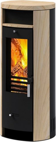 accente Kaminofen »Slimline«, schwarz, Sandstein, 5 kW - beige