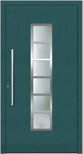 KNOCK Aluminium-Haustür »Terra Nova«, moosgrün - gruen