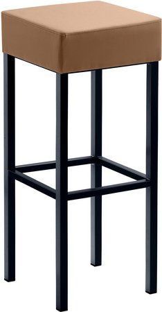 Mayer Sitzmöbel Barhocker »1123«, BxH: 34 x 82 cm, Mikrofaser, braun