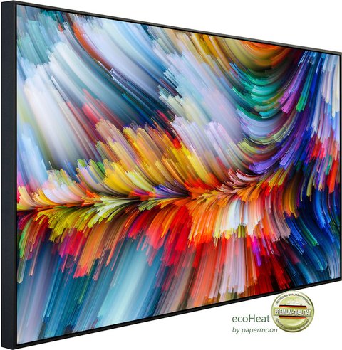 papermoon Infrarotheizung »EcoHeat - Abstrakt Farben«, Matt-Effekt - bunt