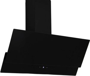 RESPEKTA Schräghaube, HxT: 109,5 x 38,5 cm, Metallfilter, Touch-Control - schwarz
