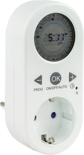 REV-Ritter Zeitschaltuhr, digital, Weiß - weiss