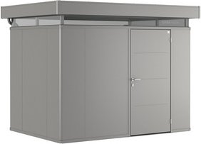 BIOHORT Gerätehaus »Highline«, BxHxT: 330 x 250 x 230 cm (Aufstellmaße), Stahl - grau