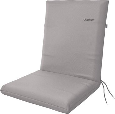 Thumbnail - DOPPLER Sitzauflage »Nature«, BxLxS: 48 x 100 x 6 cm, aus 95% Polyester, 5% Färb, hellgrau