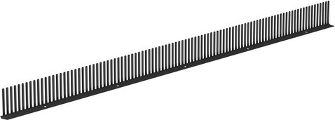 SAREI Traufenkamm, Kunststoff, Länge: 550 mm, braun