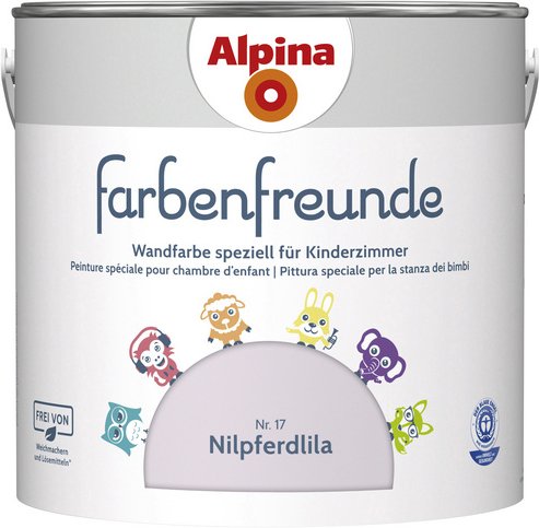 ALPINA Dispersionsfarbe »Farbenfreunde«, Nilpferdlila, matt