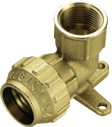 CORNAT Wandscheibe, Messing, Innengewinde: 3/4" - goldfarben