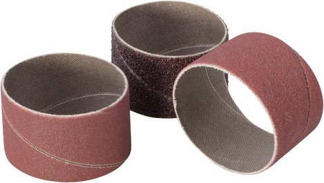 WOLFCRAFT Schleifbänder-Set, Ø 45 mm - braun