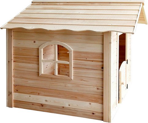 HOME DELUXE Spielhaus, BxHxT: 118,2 x 132,5 x 111 cm, natur - beige