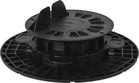 Mr. GARDENER Stelzlager, Kunststoff, für Unterkonstruktionen aus Holz und/oder Aluminium - schwarz