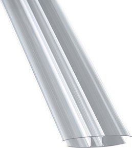 GUTTA Klemmprofil, BxL: 7,2 x 200 cm, Polycarbonat (PC) - transparent