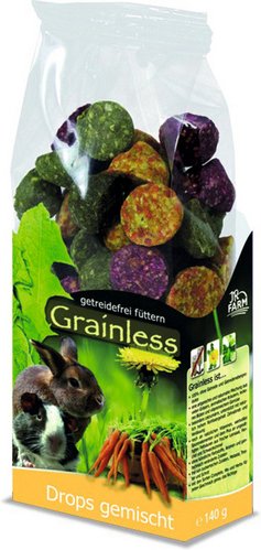 JR FARM Nagersnack »Grainless Drops«, 140 g