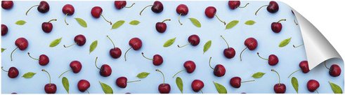 mySPOTTI Küchenrückwand-Panel »fixy«, hellblau/grün/rot