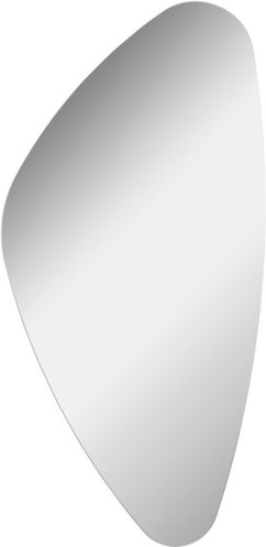 FACKELMANN Spiegelelement, BxHxT: 40,1 x 75,8 x 1,4 cm - grau