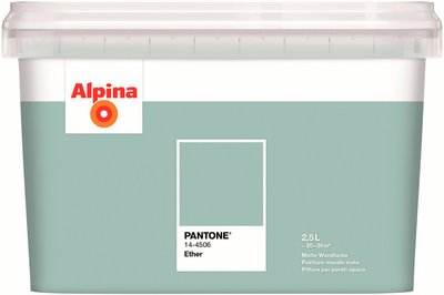 ALPINA Wandfarbe »PANTONE«, Ether, matt, 2,5 l - blau