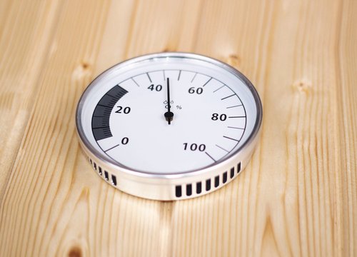 KARIBU Sauna-Hygrometer, , geeignet für: Karibu Saunen - weiss