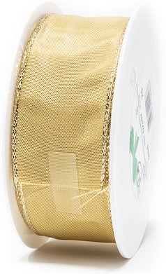 Flowerbox Bastelband »Simplicity« - goldfarben