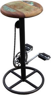 SIT Barhocker »THIS & THAT«, BxHxT: 40 x 83 x 40 cm, metall/holz - bunt