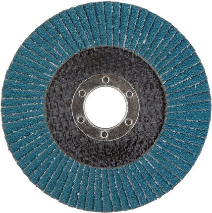 WOLFCRAFT Schleiflamellenteller, Ø 115 mm - blau