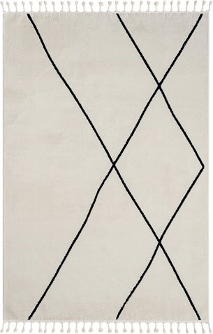 My Flair Teppich »Moroccan Triumph«, rechteckig, Polypropylen (PP), weiß - weiss