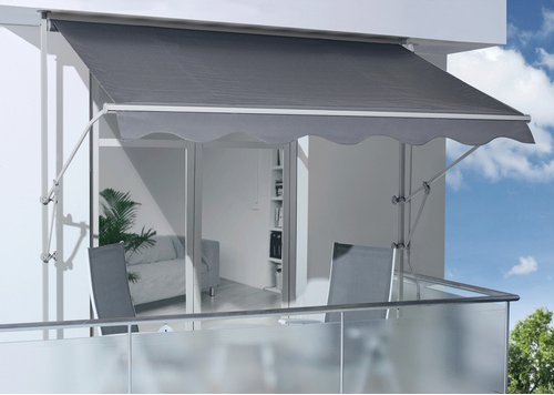 SPETTMANN Markise »LINE«, BxT: 350x160 cm, silberfarben