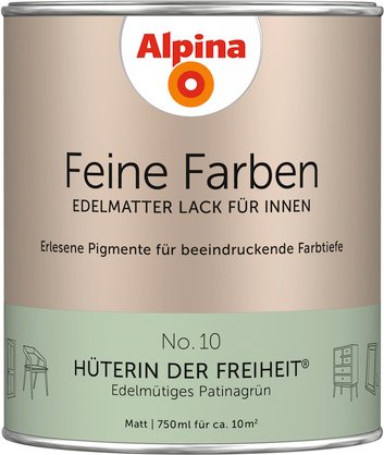 ALPINA Buntlack »Feine Farben«, 0,75 l, patinagrün - gruen